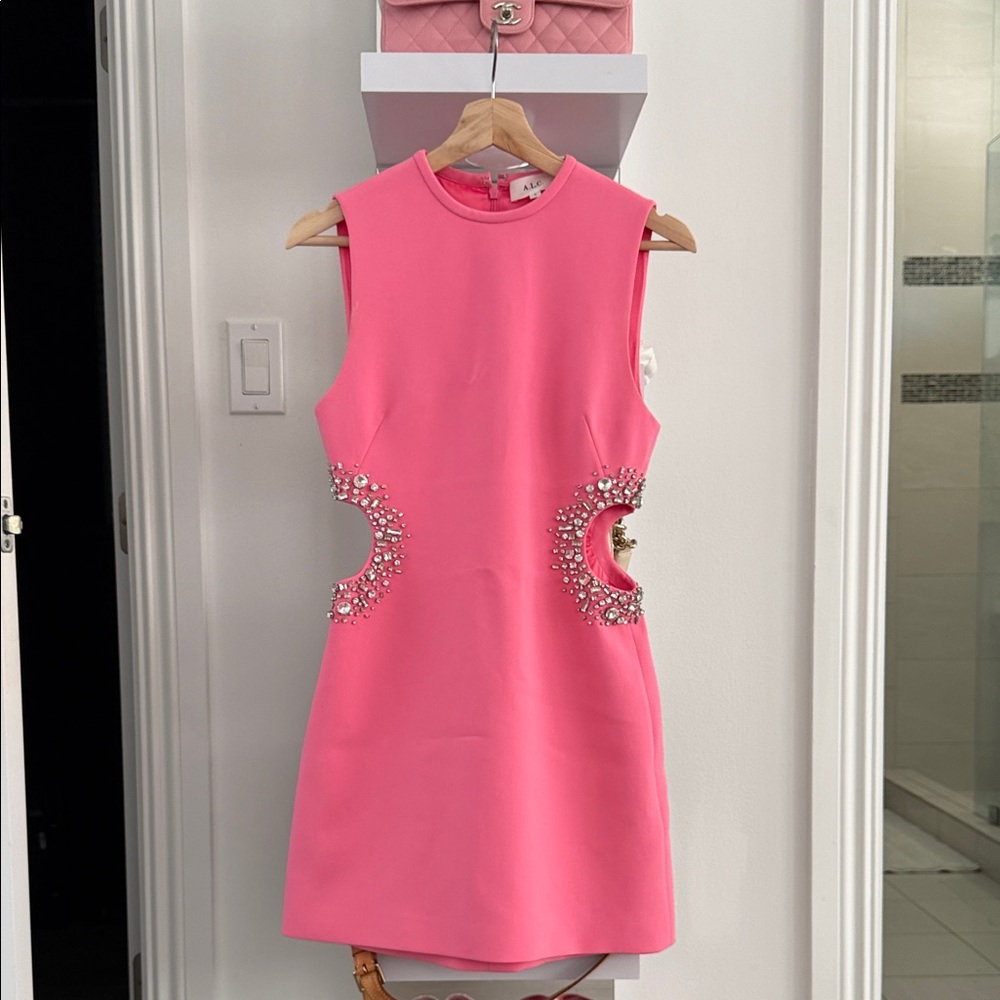 A.L.C. Vibrant Pink Sleeveless Dress